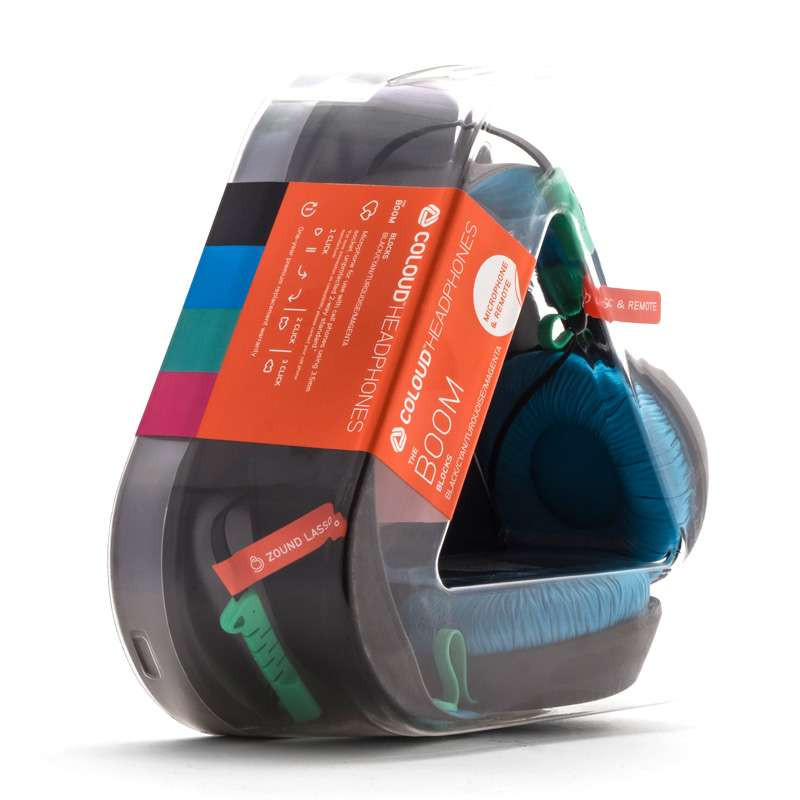 云之声HIFI耳机BOOM 撞色系 黑\/蓝