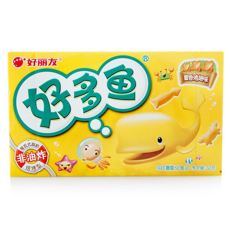 好丽友 好多鱼(蜜香鸡翅味)33克