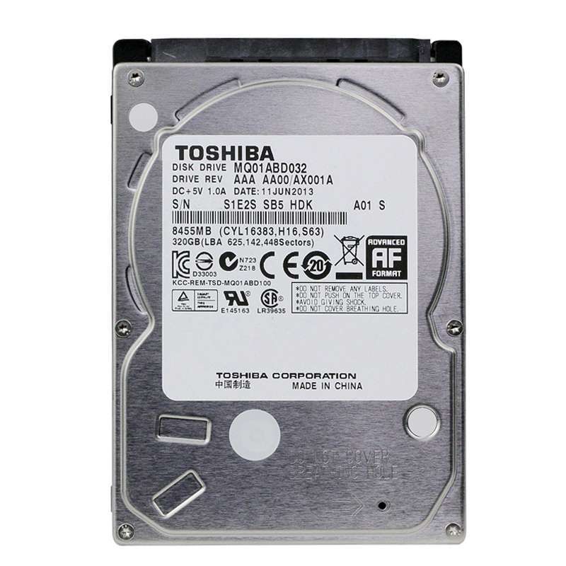 东芝(TOSHIBA)320G 笔记本硬盘图片