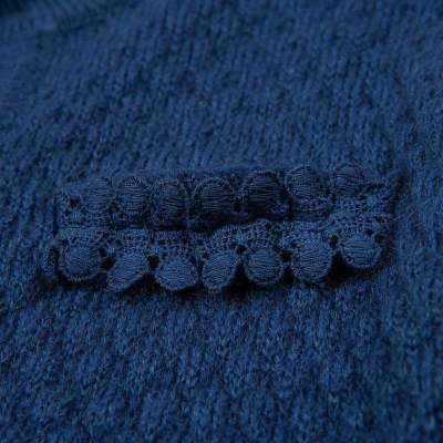 <em>秋水伊人</em> 女装<em>粗针</em>口袋中长款修身<em>开衫</em>针织毛