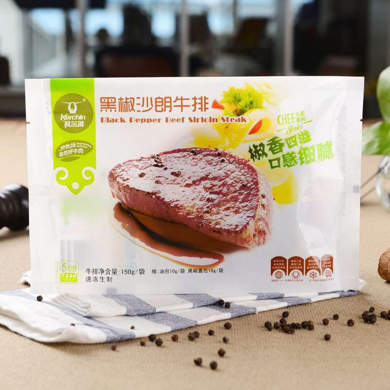 科尔沁 黑椒沙朗牛排150g