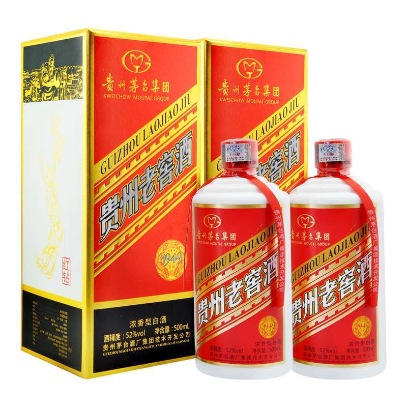 白酒52度 贵州茅台集团 贵州老窖1949红钻 浓