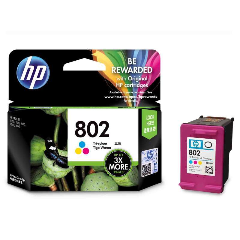 惠普HP墨盒802彩色CH564ZZ 适用于HP1010
