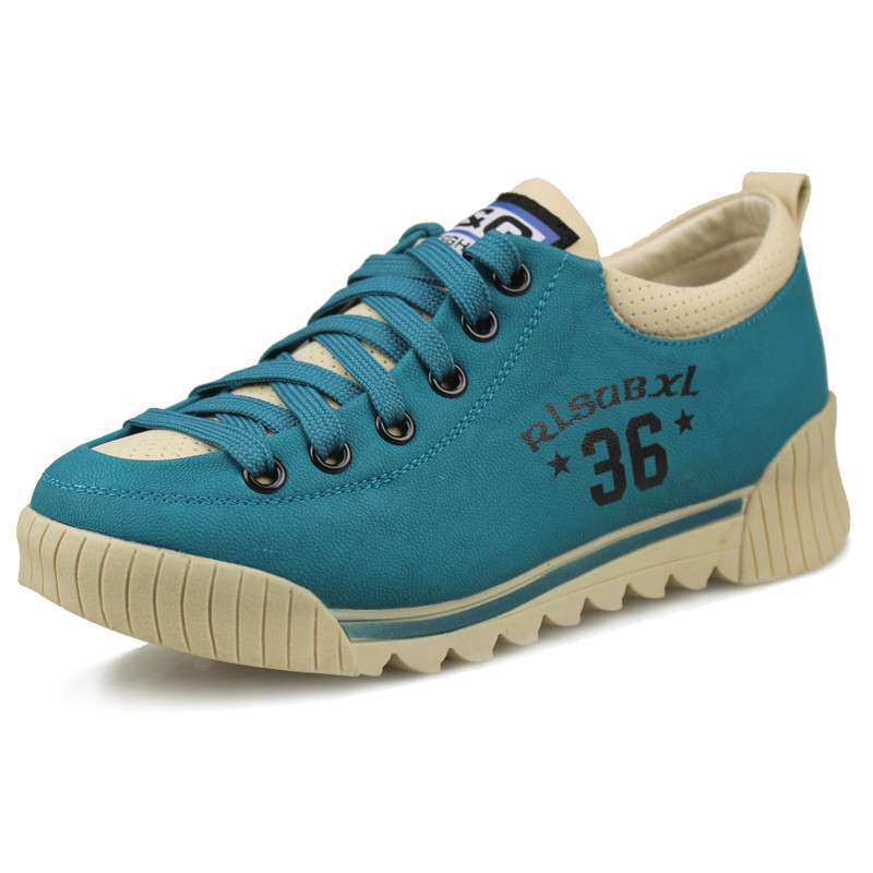 双星休闲皮鞋W371时尚女款内增高4CM皮鞋新