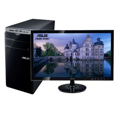 华硕电脑主机CM6730-F I32120/EAH6470+华硕电脑显示器VS228N-C