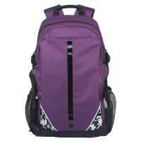 孔子书包专柜正品双肩包女电脑包背包学生书包潮男韩版休闲旅行包包 R205紫色