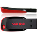 闪迪（SanDisk）16GB USB2.0 U盘 CZ50酷刃 黑红色 时尚设计 车载U盘