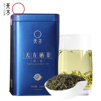 【中华特色】池州馆 天方硒茶150g/罐装 雨前一级条形烘青绿茶 安徽天方茶叶石台硒茶 华东