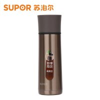 苏泊尔(SUPOR)纷享真空保温杯KC50AC4 办公商务学生出游便携镀铜不锈钢水杯 竹韵系列500ml 隽永金 隽永金