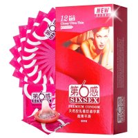 【进口】第六感避孕套超薄12只装润滑安全套 成人情趣性用品