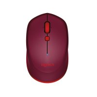 罗技(Logitech)M337 蓝牙鼠标 超极本surface平板苹果MAC家用办公鼠标 红色（910-004544）