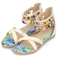 宏浩 儿童鞋平底女大童凉鞋潮少女中学生鞋20