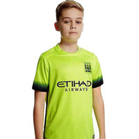 儿童足球服 曼城球衣 欧洲杯短袖球服套装 主场