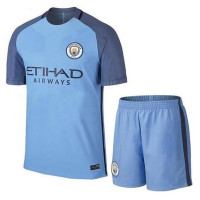 球进啦 曼城球衣短袖T恤16-17主场10号阿圭罗