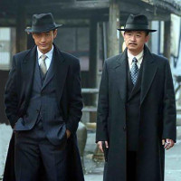 M2monLine 霸气男神加长款秋冬黄晓明上海滩