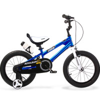优贝(RoyalBaby)儿童自行车 小孩单车男女童车 宝宝脚踏车山地车 3岁5岁7岁9岁 表演车 深蓝色 16寸