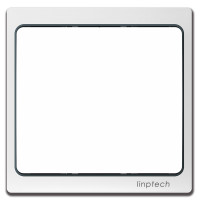 领普科技(linptech)无线遥控开关面板 自发电无线智能学习型单路遥控器家居220V K4单开开关面板白色 白色 一开单控