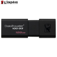 【精选】金士顿（Kingston）DT 100G3 128GB USB3.0 U盘 高速车载U盘 黑色 128GB