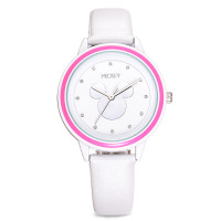迪士尼（Disney )儿童手表 学生韩版白色可爱女孩石英电子手表MK-11083W 白色