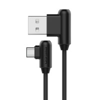 USB Type-C(L头)数据充电线(1500mm)(魔幻黑)PET盒装-国内版CN