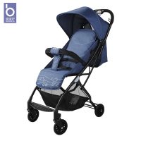 宝宝好婴儿推车可坐可躺夏季超轻便携高景观拉杆式折叠婴儿车 灰色