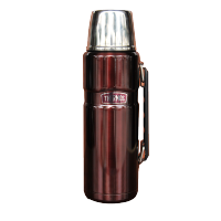 膳魔师(THERM0S)保温壶大容量不锈钢真空保温杯车载水SK-2010 咖啡色1.2L