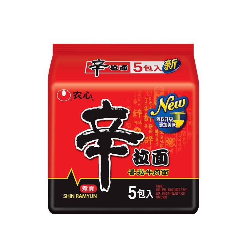 农心 辛拉面五连包 120g*5