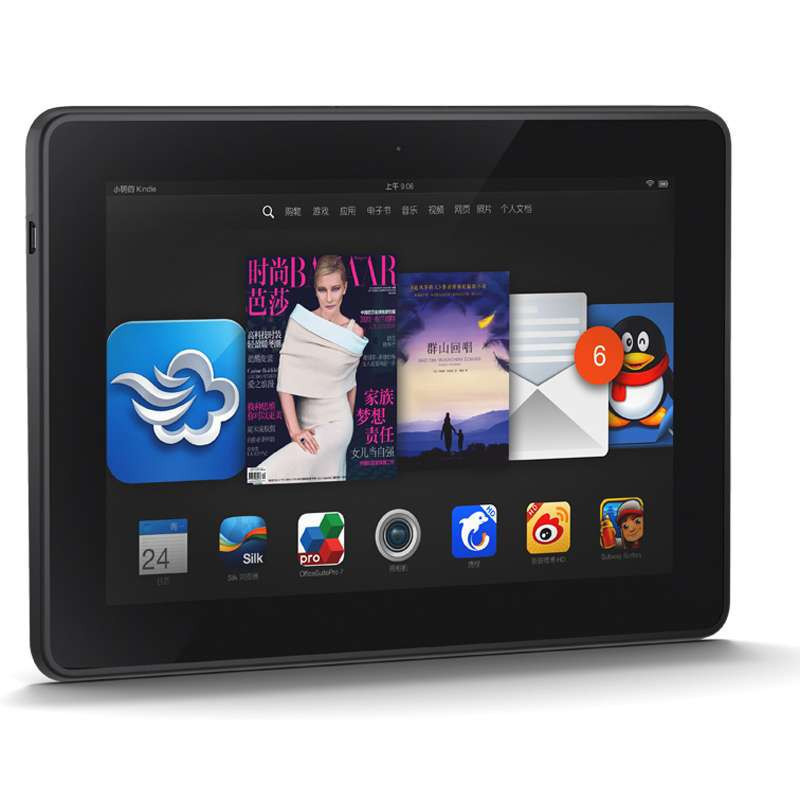 亚马逊 Kindle Fire HDX 7英寸 平板电脑 16G Kindle 黑色