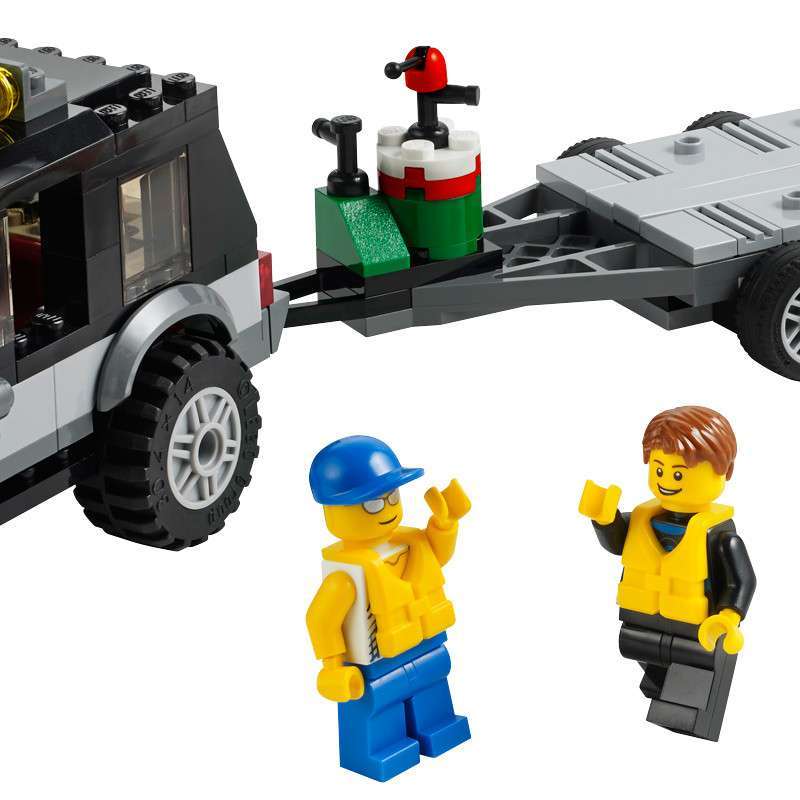 lego 乐高 摩托艇运输越野车 60058