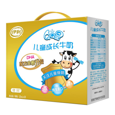 伊利 QQ星 儿童成长牛奶 健固儿童营养 礼盒装