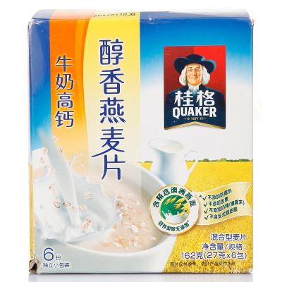 桂格 醇香燕麦片 牛奶高钙 27克*6包