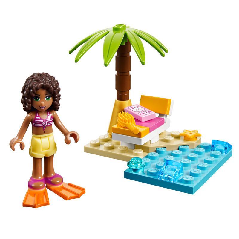 lego 乐高 friends好朋友系列 安德里亚的沙滩休息廊拼砌包 30114