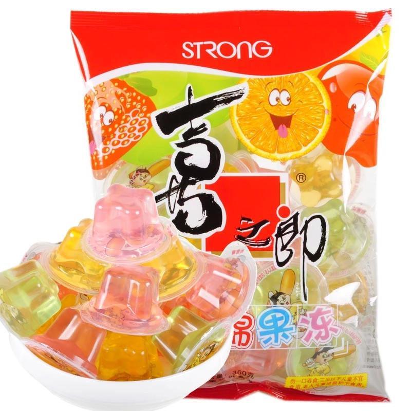 苏宁超市自营 喜之郎 什锦果冻 360g/袋