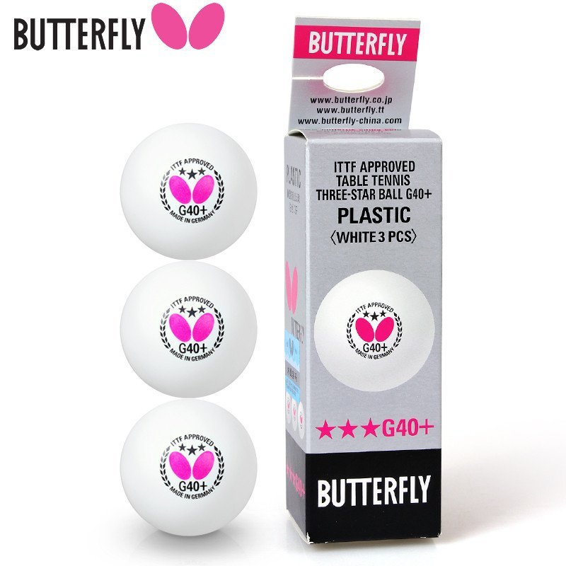 Butterfly蝴蝶三星乒乓球 3星国际比赛用球 蝴蝶