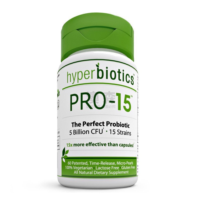 美国Hyperbiotics15倍高活性超益生元 片剂 60