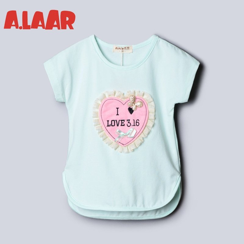 艾拉0-1岁2岁3岁半婴儿女宝宝韩版公主短袖T