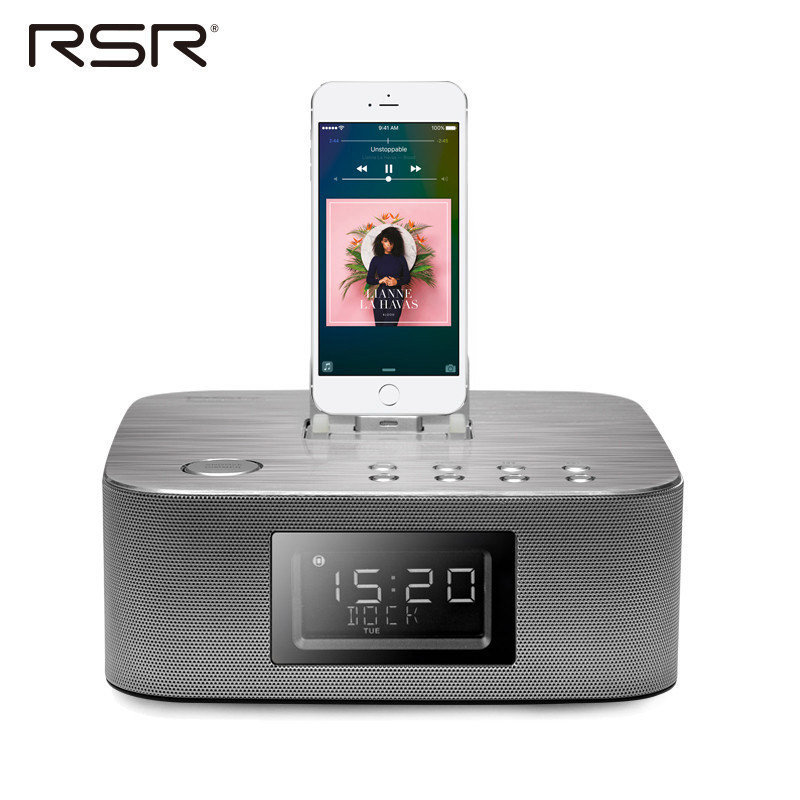 rsr ds406苹果音响iphone6/5s/ipad手机充电底座无线蓝牙桌面音箱