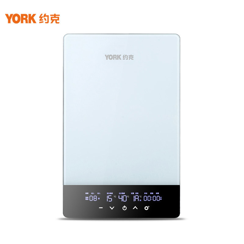 约克(york)yk-f9热水器 即热式电热水器智能恒温淋浴热水器 双核互动