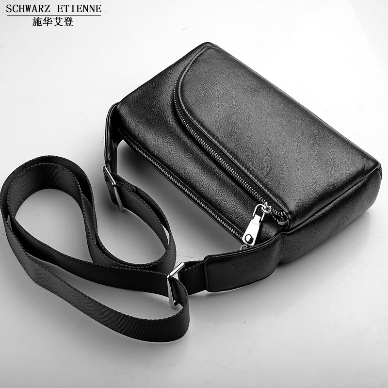 施华艾登男士真皮斜挎包单肩包休闲包小包背包