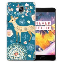 一加3T手机壳A3010保护套男女款卡通透明超