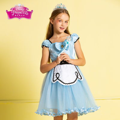 Disney迪士尼儿童爱丽丝公主女童礼服秋季连衣裙儿童演出服度假