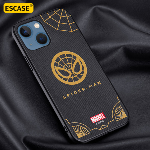 ESCASE 苹果13pro手机壳iPhone12 promax保护套mini英寸全包防摔浮雕网红同款漫威正版蜘蛛侠