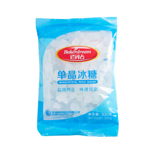 百钻单晶冰糖 300g/袋 规格可选 家用食糖煲汤炖粥 舔碗