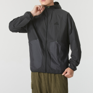 adidas阿迪达斯男装新款梭织夹克外套健身跑步运动服JI8658 ZP