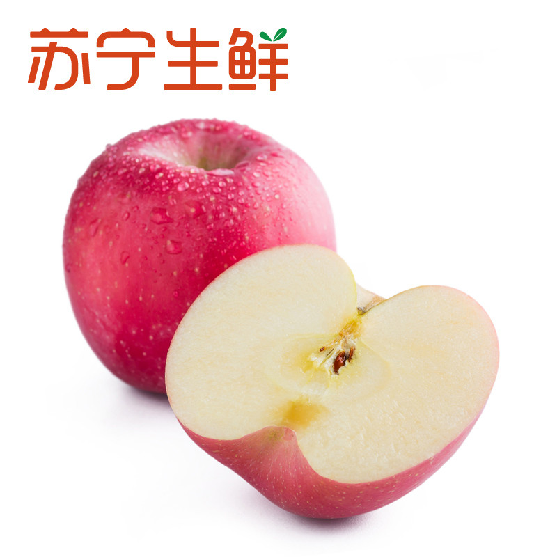 【苏宁生鲜】山东蓬莱精品红富士4个200g以上/个 苹果 新鲜水果