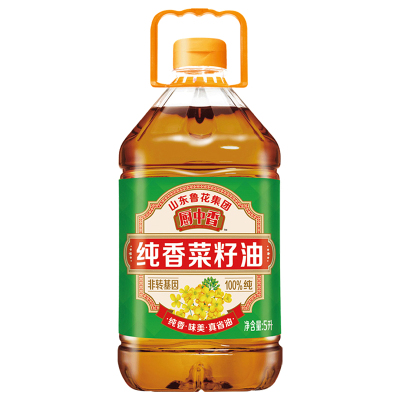 厨中香纯香菜籽油5L