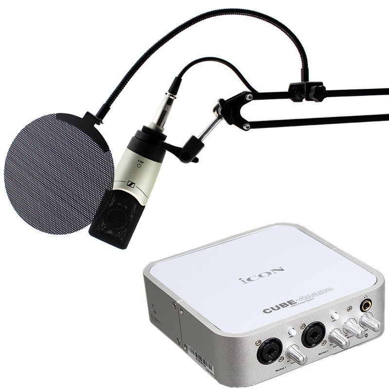 Sennheiser森海塞尔 MK4 电容麦克风+ICON C