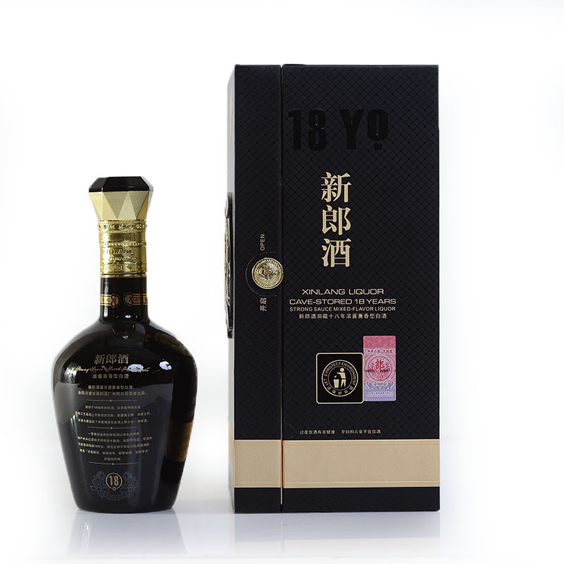 苏糖 郎酒 十八新郎酒18 兼香型白酒 52度500ml 2011年产老酒