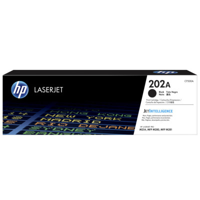 HP/惠普原装202A硒鼓CF500A适用于M254NW M254dw M280nw M281fdw M281fdn 原装黑色5%覆盖率约1400页