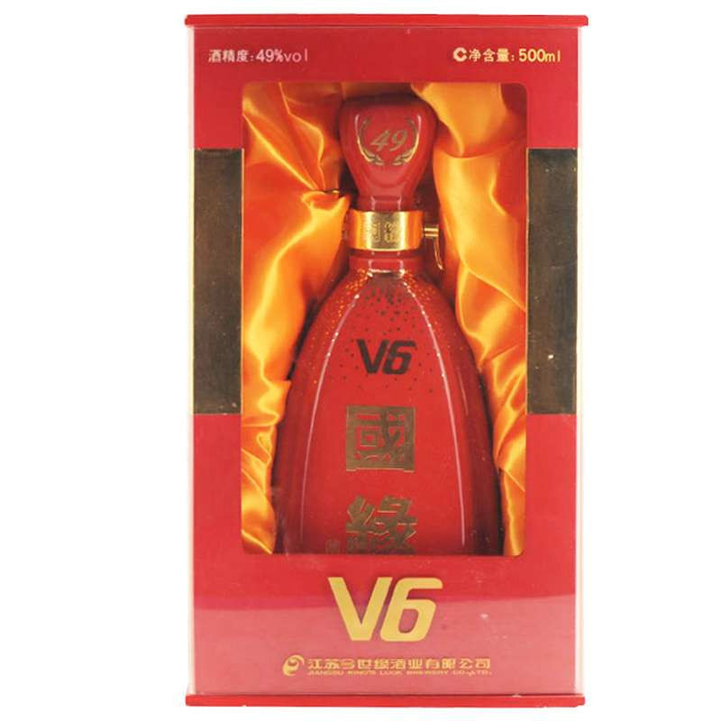 今世缘 白酒 国缘v6 49度500ml